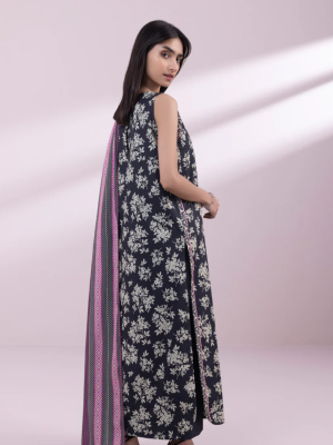Sapphire 3 PC Lawn Collection U2D-DY24D2-9Z